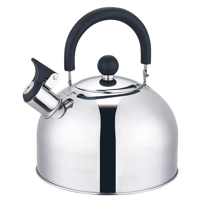 Botella De Camping Con Silbato De Acero Inoxidable Duradero De 3L, Hervidor Ligero Para Viajes De Camping, Senderismo, Cocina, Festival De Barbacoa Yuarrent OD015060-05