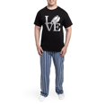 thumbnail image 5 of CafePress - Love Hockey Men's Dark Pajamas - Men's Dark Loose Fit Cotton Pajama Set, 5 of 7