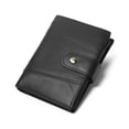 thumbnail image 1 of Cartera de cuero Sonducket Negro vertical, 1 of 6