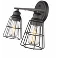 thumbnail image 5 of 3382-MB Millennium Lighting 2 Light Bath Vanity-10.5 Inches Tall and 15.25 Inches Wide-Matte Black Finish, 5 of 5