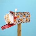thumbnail image 4 of Lsque Blue Orange Pumpkin fall Mailbox Cover Standard Size ,Magnetic Mailbox Covers Post Wraps Letter Box Cover -21x18 in, 4 of 9