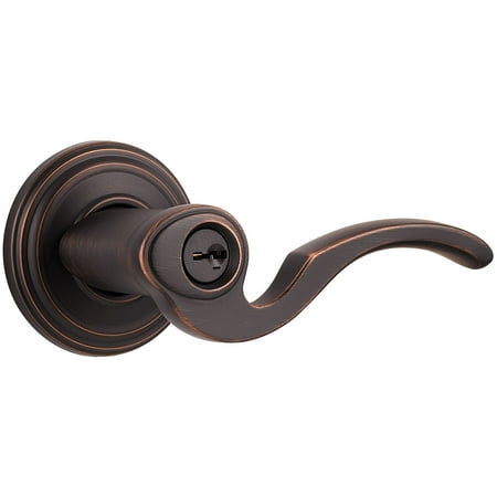 - Kwikset 740BRL-S Brooklane Keyed Entry Door Lever Set with SmartKey