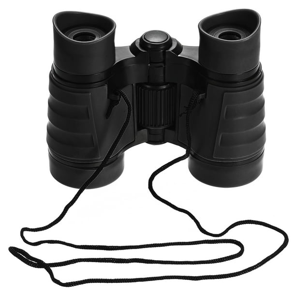 Binoculares Uxcell 4X30 Compactos Plegables a Prueba de Choques con Correa para el Cuello para Observación de Aves, Senderismo, Camping Negro