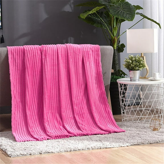 Needhep Swaddle Sleeping Wrap Blanket 2024 NEW Thermal Blanket,Heavy Blanket Microfiber,Queen Blankets Clearance, Blanket For Summer (Hot Pink)