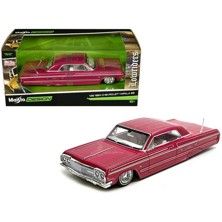 1964 Chevrolet Impala SS Pink Lowrider with Stunning