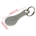 thumbnail image 3 of TIMIFIS Kitchen Essentials Kitchen Accessories 1 Packs Of Metal Aluminum Alloy Key Ring Shopping Trolley Tokens Apartment Essentials For First ApartmentFall, 3 of 7