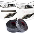 thumbnail image 4 of SPRING PARK Car Styling Carbon Fiber Rubber Door Sill Protector Trim Strip Decor Sticker, 4 of 7