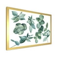 thumbnail image 2 of Designart 'Eucalyptus Leaves In Dark Green ' Traditional Framed Art Print, 2 of 4