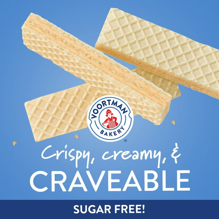 VOORTMAN Bakery Zero Sugar Orange Creme Wafer Cookies 9 oz