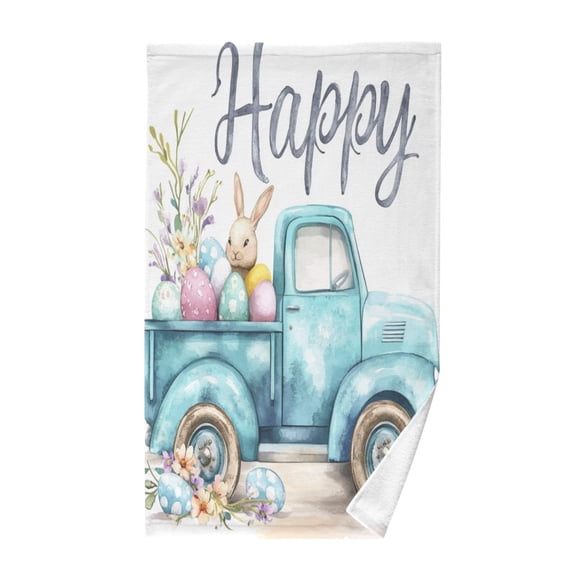 Pure Cotton Face Towel 16x28 Inches Hand Towel Bath Towel Hand Bath Towels Soft Good Water Absorption for Washing Face Wiping Face Cute Easter Bunny