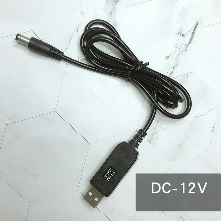Usb Power Booster Cable Dc5V to Dc 5V/9V/12V Charging Treasure Booster  Module Usb Converter Adapter Dc Interface 5.5*2.1Mm 