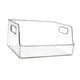 thumbnail image 3 of Contenedor de almacenamiento de libros,Contenedor de almacenamiento de libros Organizador de bebidas Contenedor,Organizador de refrigerador transparente con cajón de 215 cm x 265 cm x 135 cm, 3 of 8