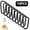 Black, variant on 10 Pack White D Shape Carabiner Clips, Zinc Alloy Lightweight Spring Clips for Keychain Backpack Camping
