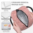 thumbnail image 3 of Easygdp Rose Gold Glitter Bolsa de Almuerzo Insulada Grande, Forro de Aluminio, Diseño Espacioso, a Prueba de Fugas, Ideal para Trabajo, Picnics, Viajes y Actividades al Aire Libre, 3 of 6