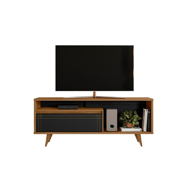 Mueble Para Tv Rack De Hasta 60 Pulgadas C/puerta Cefe/Negro