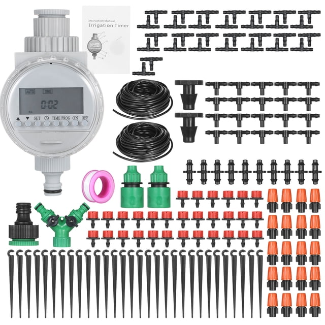 Kit de riego por goteo para riego de plantas sistema de riego DIY con electrónica