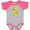 Baseball Heather and Hot Pink, variant on Inktastic Corn Lover Corn on the Cob Boys or Girls Baby Bodysuit