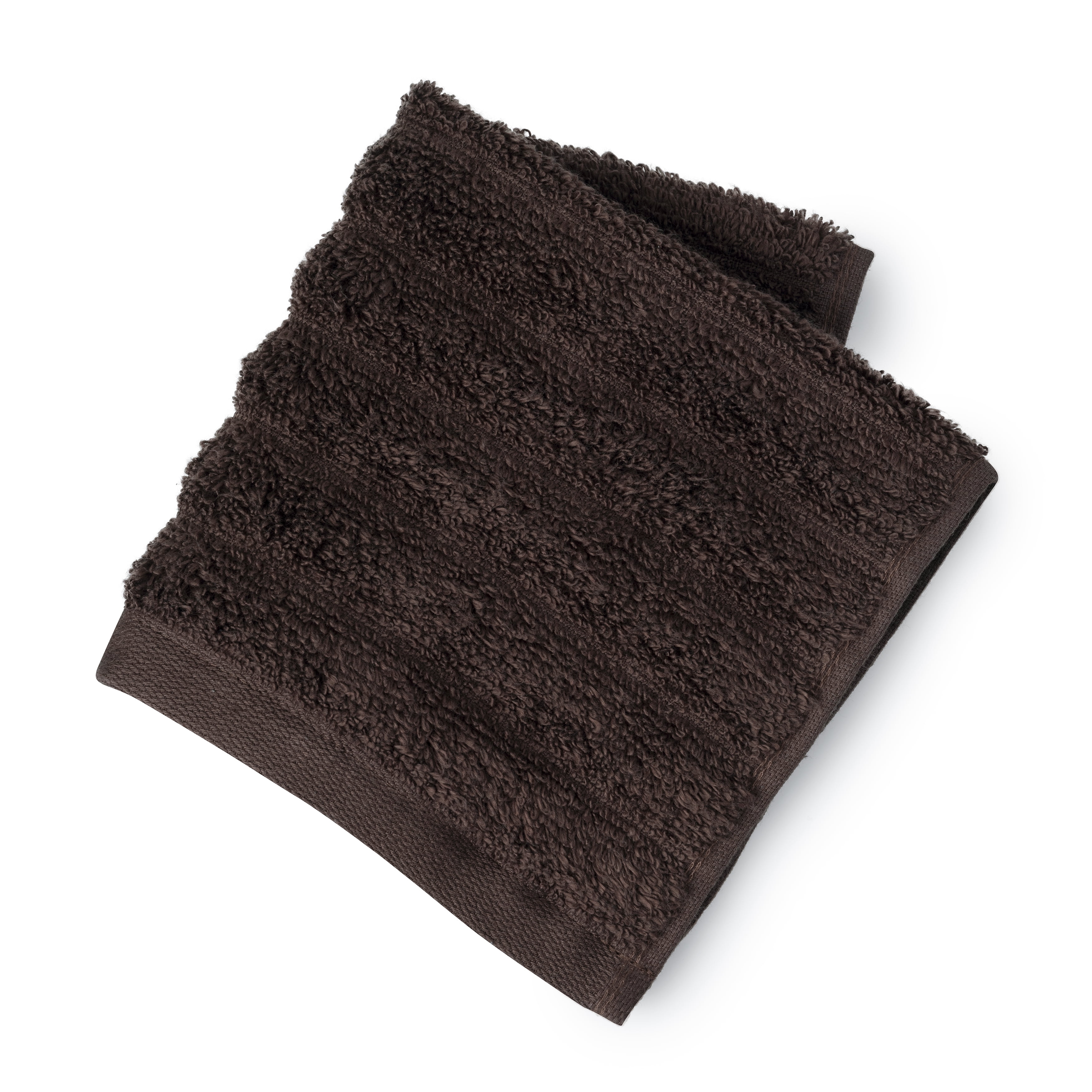 Mainstays Performance 2-Piece Towel Bath Sheet Set, Textured Brown Basket