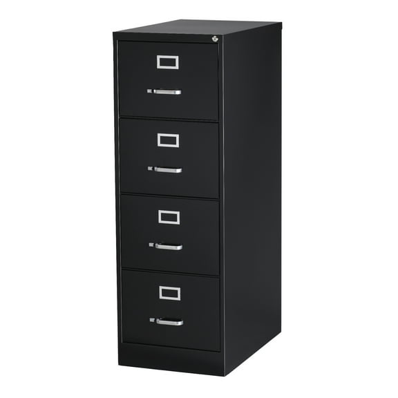 Archivero Metálico Hirsh Armado Vertical 4 Cajones Tamaño Oficio Negro Hirsh 4 CAJONES TAMAÑO OFICIO NEGRO