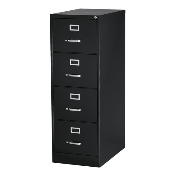 Archivero Metálico Hirsh Armado Vertical 4 Cajones Tamaño Oficio Negro Hirsh 4 CAJONES TAMAÑO OFICIO NEGRO