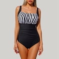 thumbnail image 5 of MKLEKYY Trajes De Baño Mujer Women Floral Printed Straps Jumpsuit Swimsuit Swimwear Bathing Beach Sexy Bikini Swimwear, 5 of 5
