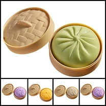 YZEGDCH Soft Squeeze Decompression Green Dough, Giant Glitter Dumpling, Giant Dumpling, Mega Rainbow Dumplings, Large Stress Relief Sensory Ball for Adults & Teen, Anxiety Relief Fidget