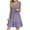 Purple, variant on Under $15 Steals!Summer Fashion Plus Size Dresses for Women 2025 Elegant Classy V-neck Loose Solid Color Pleated Casual High Waisted Lace Sleeveless