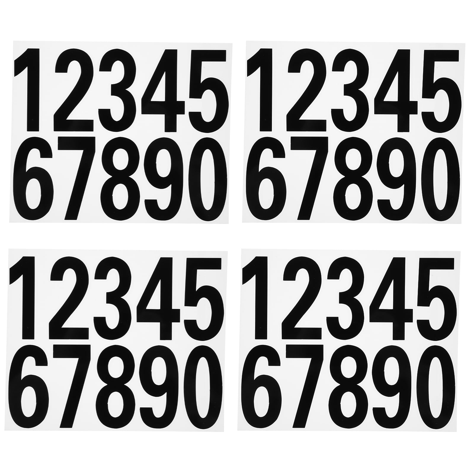 FREE SHIPPING Address Numbers Decal White  5in.$5.99 Custom made for you