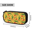 thumbnail image 4 of Vsdgher Colorful Vegetables Print Large Capacity Pencil Case Pouch with Zipper, Portable Aesthetic Big Capacity Pencil Cases Pen Office Travel Stationery Bag, 4 of 8