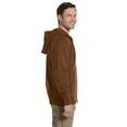 thumbnail image 3 of Men's Organic/Recycled Full-Zip Hooded Sweatshirt - LEGACY BROWN - S, 3 of 3