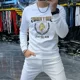 thumbnail image 3 of Sudaderas para hombre Top Jersey Ropa para hombre Sin capucha Amarillo New Rock Gráfico Diamante Cálido Novedad y Estilo Coreano Lujo, 3 of 5