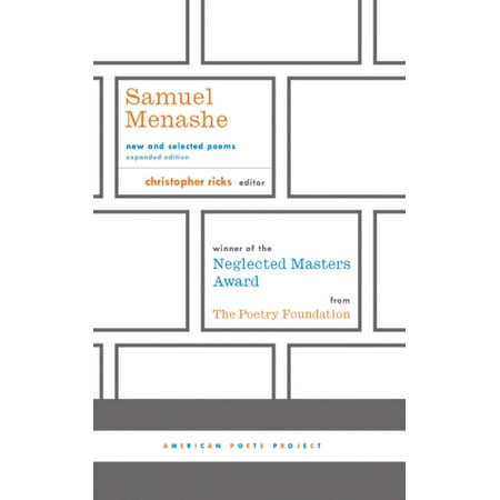Samuel Menashe: New and Selected Poems