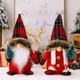 thumbnail image 2 of Christmas Gnomes Plush with Red Buffalo Check,1 Pack Handmade Christmas Tomte Swedish Scandinavian Figurine Plush Christmas Elf Doll Xmas Ornaments for Home Decor, 2 of 9