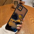 thumbnail image 3 of Funda mate para OPPO A97 A96 A95 A94 A93 A92 A78 A74 A73 A72 A57 A55 A54 A53 A17 A16 4G 5G funda artística pintada a mano paisaje de montaña, 3 of 5