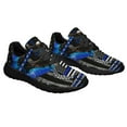 thumbnail image 6 of Back The Blue Police Shoes Sneakers for Women Men Black Size 4.5, 6 of 7