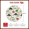 thumbnail image 2 of Sikiie Cute Dinosaurs Nativity Christmas Tree Skirt, Jesus Christian Winter Holiday Tree Mat Decoration(30-48IN), 2 of 6