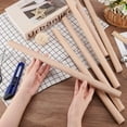 thumbnail image 3 of 6Pcs Dowel Rods Wood Sticks 17.7 inch Long Unfinished Wooden Sticks 1 Inch Diameter Beech Wood Sticks Blank Wooden Dowel Rods Wooden Dowel Rods Solid Hardwood Sticks for DIY Crafts, 3 of 6