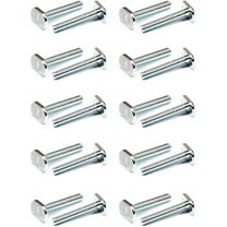 POWERTEC 20PK 1/4"-20 T Track Bolts for T Track, 1-1/2 Inch Long T Slot Bolts for Universal T Track, T Track Accessories for Woodworking Jigs and Fixtures, QTB1008