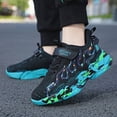 thumbnail image 2 of Zuwimk Boys Girls Kids Sneakers Running Athletic Shoes Breathable,Comfortable,Non-slip,Easy wear,Casual fashion,sport,Little/Big Kid(Black,12-12.5 Years), 2 of 9