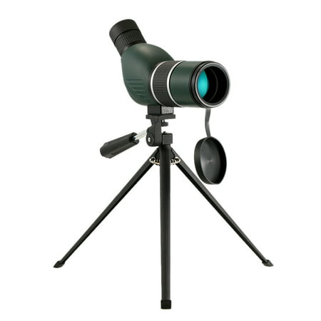 12-36x50 Straight / Angled Spotting Scope with Tripod Portable Travel Scope Monocular Telescope with Tripod Carry Case for Bird Watching Camping (Best Bird Watching Scope)