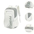 thumbnail image 6 of yotijay Badminton Backpack Badminton Bag Large Capacity Racket Bag for Sports White Gray, 6 of 8