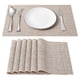 thumbnail image 1 of Mantel Individual De Protección Ambiental De 2/4/6 Uds, Almohadilla De Aislamiento De Alimentos De Pvc, Tapete De Mesa Simple Rectangular, Posavasos, Tapete Para Cuenco Scienceny HA027167-02, 1 of 5