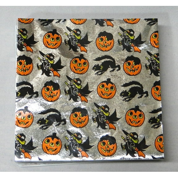Candy Molds N More 4 x 4 inch Halloween Confectionery Foil Wrappers, 125 Sheets