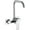 B handle down, variant on wall mount faucet Wall-mounted chrome-plated, wall-mounted, kitchen, sink, balcony laundry pool, hot and cold mixing valve, faucet-A handle up