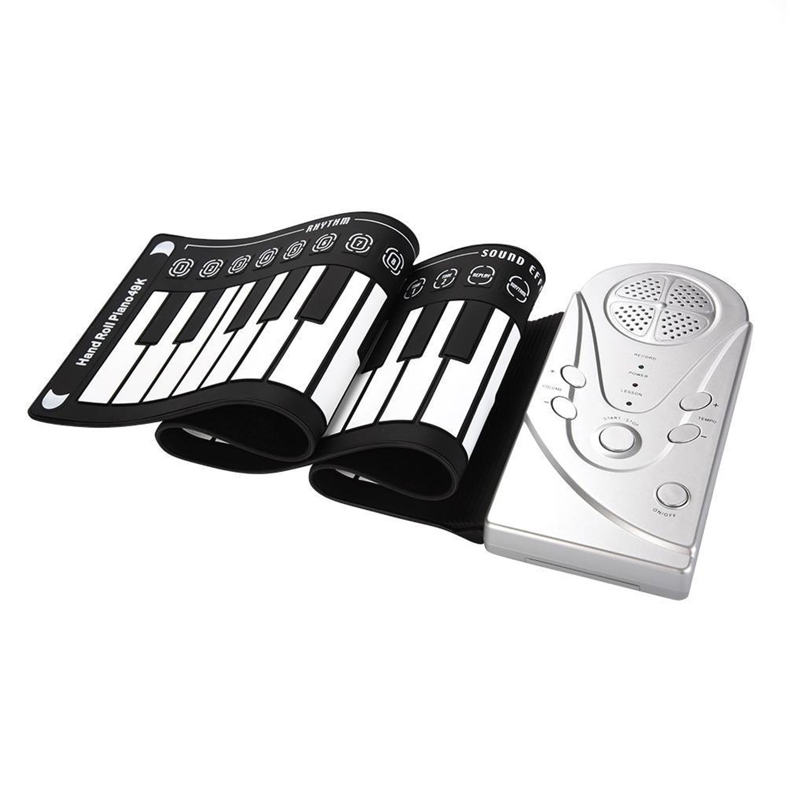 Fridja Portable 49 Keys Flexible Roll Up Piano Electronic Soft Keyboard Piano Silicone Xmas Gift