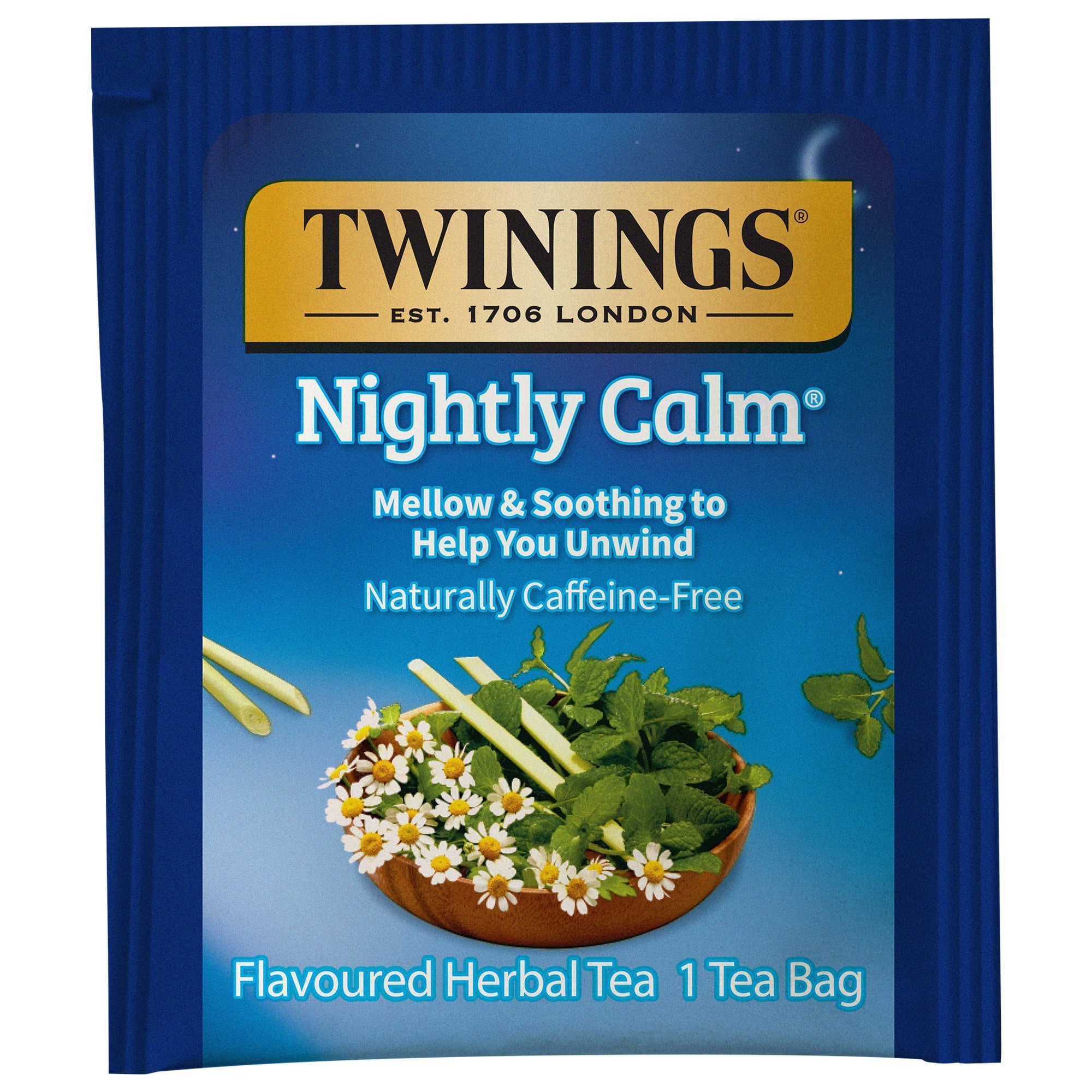 Twinings of London Nightly Calm Herbal Tea Bags, 20 Ct, 1.02 oz