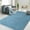 Aqua, variant on HR Plush Grey Solid Color Shag Rug - Thick Pile, High-End, Soft & Cozy Floor Carpet for Bedroom & Living Room
