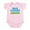Petal Pink, variant on CafePress - Rock Climber In Training Infant Bodysuit - Baby Light Bodysuit, Size Newborn - 24 Months