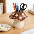 thumbnail image 4 of Cute Mushroom Pen Holder, Desktop Organizer for Students and Offices, Multifunctional Storage Box, 4 of 6