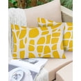 thumbnail image 6 of Yellow Stained Glass Throw Pillow Cover 12 x 20 Inch Decorative Pillow Cover Color Block Abstract Art Lumbar Pillowcase Seasonal Rectangle Cushion Case for Couch Sofa Bed Living Room, 6 of 7